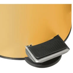 5Five Pedaalemmer - Geel - Metaal - 3 L - 24 Cm - Prullenbak -Beste Opslag Winkel 4b6f420da7214eafb4e3d386175288c9