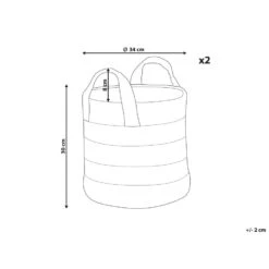 Beliani Mand GEREDE - Beige Jute 8 Beliani Mand GEREDE - Beige Jute -Beste Opslag Winkel 51959e8c9e514809b0e15bcf0a6a6323