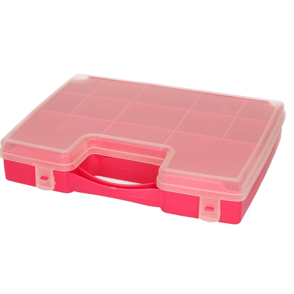 Forte Plastics Opbergbak - 13-vaks - Fuchsia - 27,5 X 20,5 X 3 Cm 4 Forte Plastics Opbergbak - 13-vaks - Fuchsia - 27,5 X 20,5 X 3 Cm - Afbeelding 2