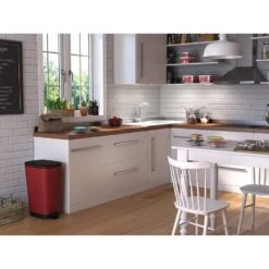 Kis Chic Bin Pedaalemmer - 50L - Rood -Beste Opslag Winkel 54ae792951de48e29216aca3ddefeb27