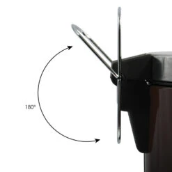 MSV Badkamer/toilet Pedaalemmer - Donkerbruin - 3 Liter - 17 X 25 Cm 9 MSV Badkamer/toilet Pedaalemmer - Donkerbruin - 3 Liter - 17 X 25 Cm -Beste Opslag Winkel 5662e4175a1742f6a464255a7737f723