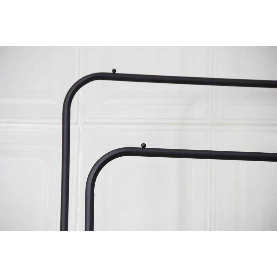 O'DADDY® Kledingrek Metaal - Dubbele Buis Tot 25 Kg - 110x54x150 - Zw 6 O'DADDY® Kledingrek Metaal - Dubbele Buis Tot 25 Kg - 110x54x150 - Zw - Afbeelding 4