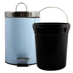 MSV Badkamer/toilet Pedaalemmer - Pastel Blauw - 3 Liter - 17 X 25 Cm 9 MSV Badkamer/toilet Pedaalemmer - Pastel Blauw - 3 Liter - 17 X 25 Cm -Beste Opslag Winkel 63ef898ba18143cc9658156b6df17d06