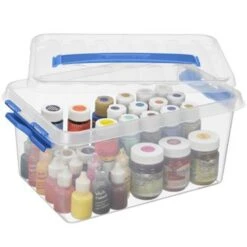 Q-line Opbergbox 6L Transparant Blauw -Beste Opslag Winkel 65b397d4fee2404faca039501cc64209