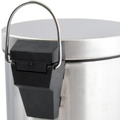 MSV Kleine Badkamer/toilet Pedaalemmer - Glans Zilver - 5L - 20 X 27cm -Beste Opslag Winkel 6f346286ce234542bfe103429072497b