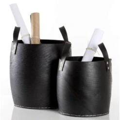 Mand Ruben - Zwart - 37xØ35 Cm -Beste Opslag Winkel 70501310 3140