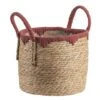 Mand Dille S - Naturel/rood - Zeegras - 38xø29 Cm 2 Mand Dille S - Naturel/rood - Zeegras - 38xø29 Cm -Beste Opslag Winkel 70503630