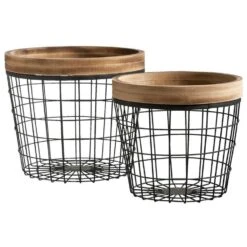 Mand Valencia - Zwart - 28,5xØ32,5 Cm -Beste Opslag Winkel 70504096 3002