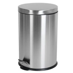 Gerim Pedaalemmer - RVS - Zilverkleurig - 5 L - 20 X 28 Cm -Beste Opslag Winkel 70aef52cc6c04380862da6d1a504ac55