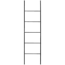 Decoratieve Ladder Vincent - Zwart - 160x37 Cm