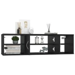 VidaXL Wandschap 102x30x29 Cm Spaanplaat Zwart -Beste Opslag Winkel 7411870be5984dd1a04b0c2bd57c1ce9