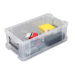 Whitefurze Opbergbox - 5,8 Liter - Transparant - 35 X 19 X 12 Cm -Beste Opslag Winkel 76176ccd49e9422fbb1186664fb16123