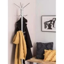 Beliani Kledingstandaard CLAXTON - Zilver Rvs 8 Beliani Kledingstandaard CLAXTON - Zilver Rvs -Beste Opslag Winkel 77b0f10111ce4462a68e997c3f4b6f51