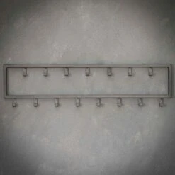 Kapstok Industrieel 15 - Metaal - Zwart -Beste Opslag Winkel 79a5fd6cb93b4441a459701d43000404