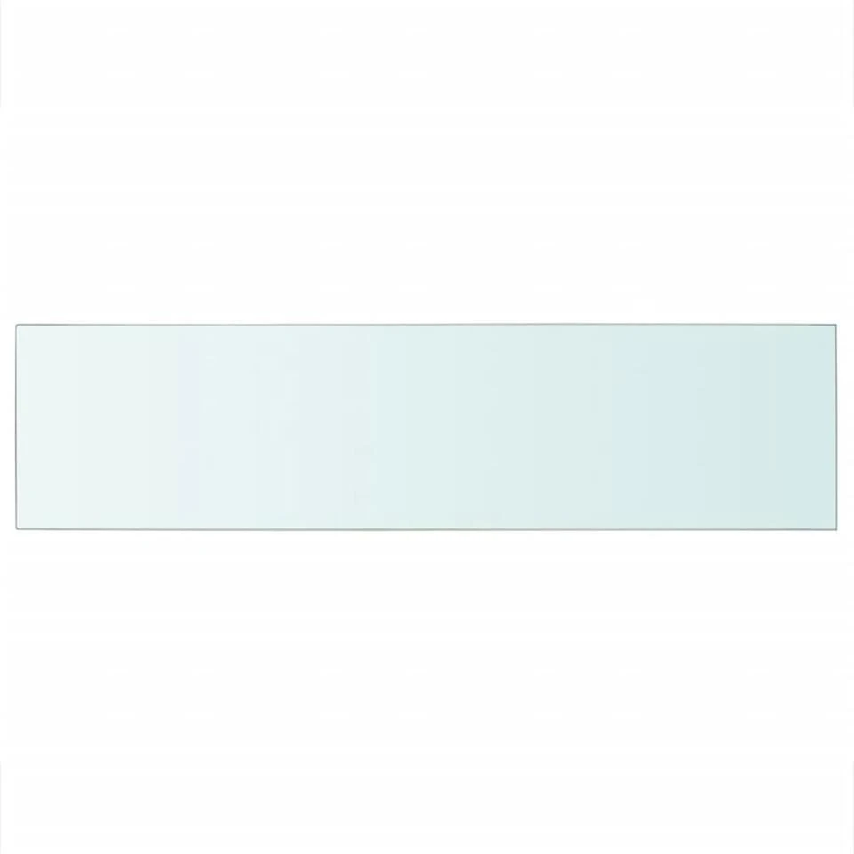 VidaXL Schappen 2 St 100x25 Cm Glas Transparant 5 VidaXL Schappen 2 St 100x25 Cm Glas Transparant - Afbeelding 3