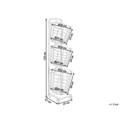 Beliani AYAPAL - Zwart Metaal -Beste Opslag Winkel 8079403b521f45bda8ba2c5141994712