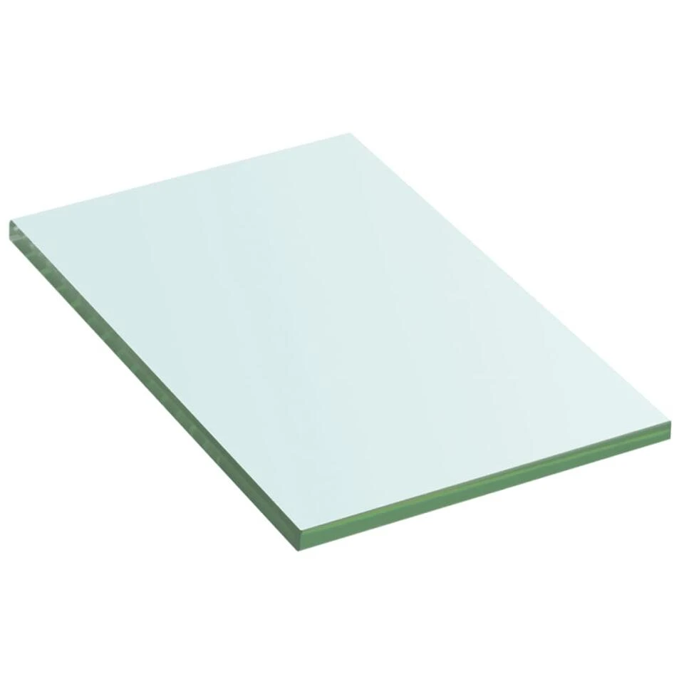 VidaXL Schappen 2 St 20x12 Cm Glas Transparant 4 VidaXL Schappen 2 St 20x12 Cm Glas Transparant - Afbeelding 2