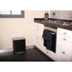 EKO Recycling Pedaalemmer E-Cube - Zwart - 10+9l -Beste Opslag Winkel 81021018 0004