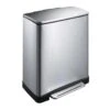 EKO Recycling Pedaalemmer E-Cube - Zilverkleurig - 28+18l -Beste Opslag Winkel 81021020