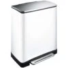 EKO Recycling Pedaalemmer E-Cube - Wit - 28+18l -Beste Opslag Winkel 81021023