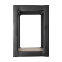 HSM Collection Wandbox Levels - Naturel/zwart - 20x14x20 Cm -Beste Opslag Winkel 81021266 0300