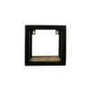 HSM Collection Wandbox Levels - Naturel/zwart - 20x14x20 Cm -Beste Opslag Winkel 81021266