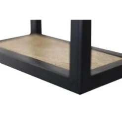 HSM Collection Wandbox Levels - Naturel/zwart - 25x14x35 Cm -Beste Opslag Winkel 81021267 0400