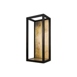 HSM Collection Wandbox Levels - Naturel/zwart - 25x18x55 Cm -Beste Opslag Winkel 81021271 0300