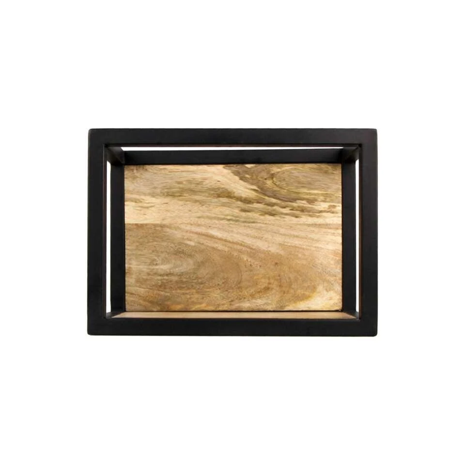 HSM Collection Wandbox Levels - Naturel/zwart - 35x18x25 Cm 3 HSM Collection Wandbox Levels - Naturel/zwart - 35x18x25 Cm