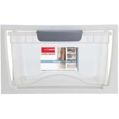 Omega Ladesysteem 11 Liter - Transparant/wit - 17,5x29,5x37,5 Cm -Beste Opslag Winkel 81023556 0200