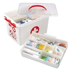 Stapelbare Q-line Opbergbox EHBO 22 Liter - Wit/rood - 26x30x40 Cm 9 Stapelbare Q-line Opbergbox EHBO 22 Liter - Wit/rood - 26x30x40 Cm -Beste Opslag Winkel 81023567 0400