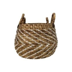 HSM Collection Mandenset Agira (2 Stuks) - Naturel/wit -Beste Opslag Winkel 81024330 0300