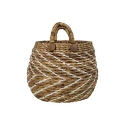 HSM Collection Mandenset Agira (2 Stuks) - Naturel/wit -Beste Opslag Winkel 81024330 0500