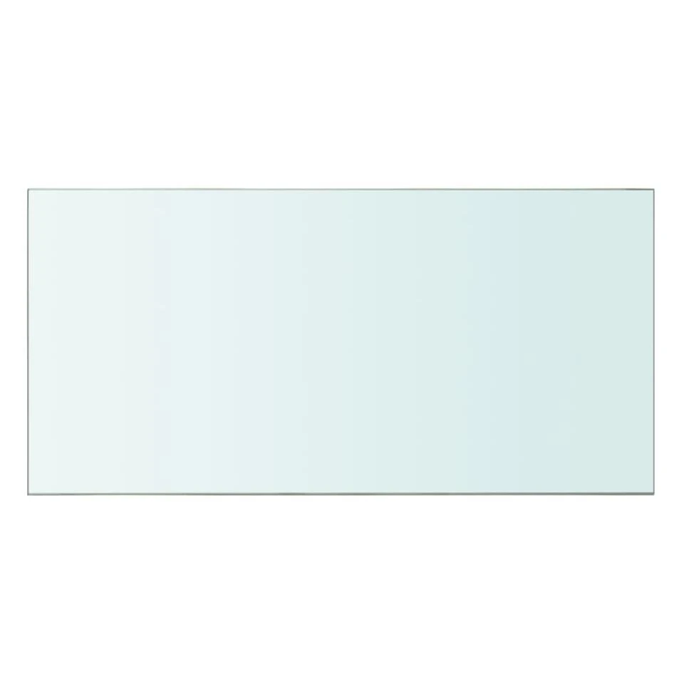 VidaXL Wandschap Transparant 60x30 Cm Glas 4 VidaXL Wandschap Transparant 60x30 Cm Glas - Afbeelding 2