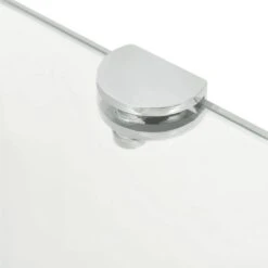 VidaXL Hoekschap Met Chromen Dragers Transparant 45x45 Cm Glas -Beste Opslag Winkel 82dceae54b0a41f4ab24e2a4c03e8f2c