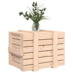 VidaXL Opbergbox 58x40,5x42 Cm Massief Grenenhout -Beste Opslag Winkel 923e110e46f147c79d9abf4af21eab57