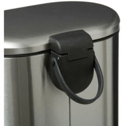 5Five - Prullenbak/pedaalemmer Zilver Rvs Metaal 6 Liter - 15x24x30 Cm -Beste Opslag Winkel a4114a76c2d247c89f79b22b616b8abc