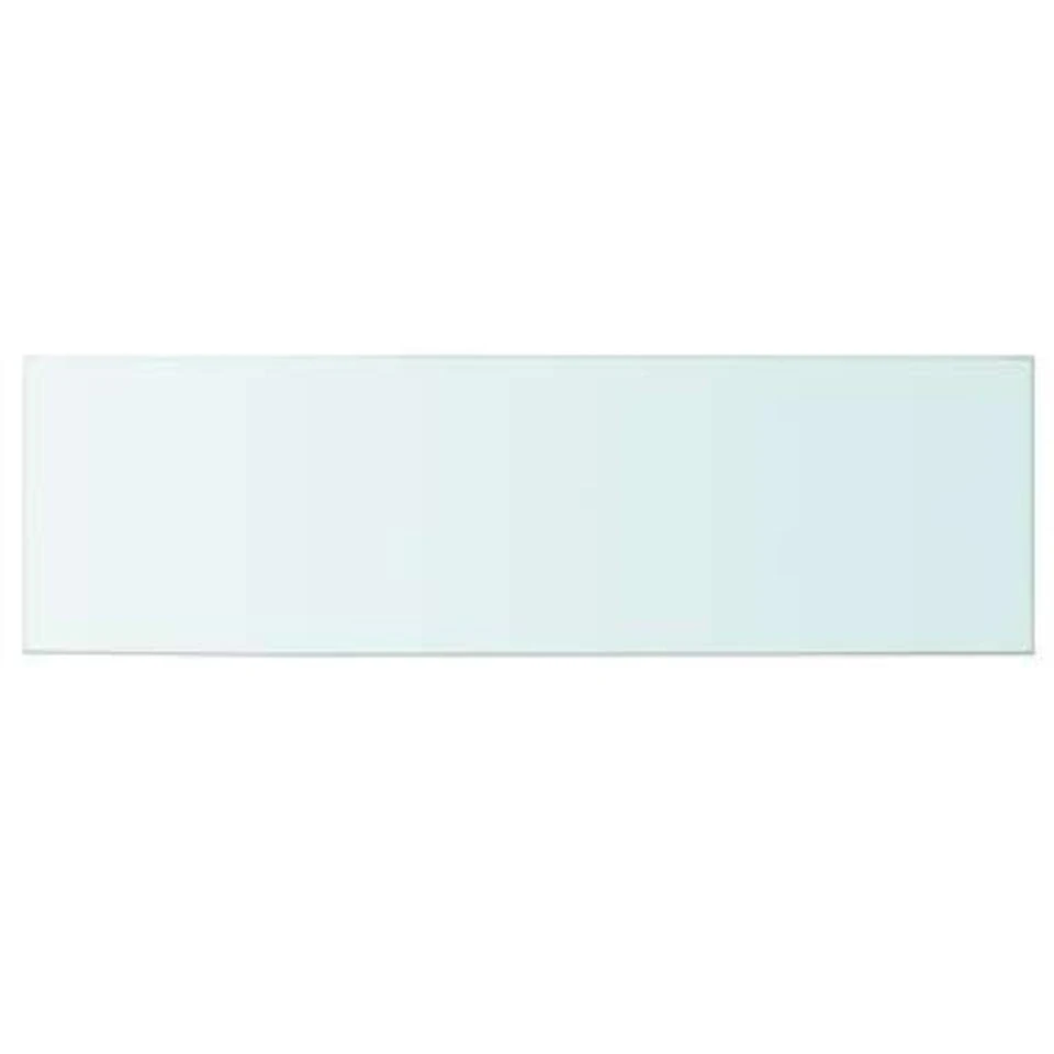 VidaXL Schappen 2 St 100x30 Cm Glas Transparant 5 VidaXL Schappen 2 St 100x30 Cm Glas Transparant - Afbeelding 3