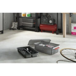 Kis K Latch Opbergbox M - 28L - Grijs -Beste Opslag Winkel bcf3f754938f4edc9958a05071d7bb44
