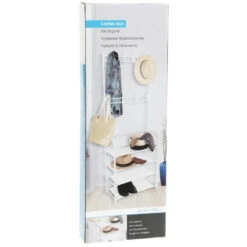 Storage Solutions Kledingrek - 60 X 26 X 155 Cm - Metaal - Wit -Beste Opslag Winkel bcf997c729fe4e42b878d6ce99835b73