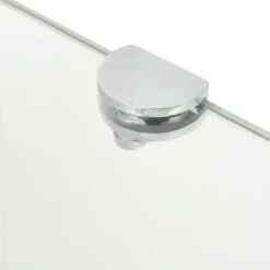 VidaXL Hoekschap Met Chromen Dragers Transparant 25x25 Cm Glas -Beste Opslag Winkel c2d2ceed90ab48eca766ed4954fdfd14