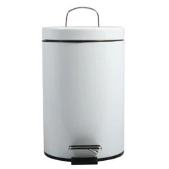 MSV Badkamer/toilet Pedaalemmer - Wit - 3 Liter - 17 X 25 Cm -Beste Opslag Winkel c2ff06eb65534de980d18dfd126fd7ab