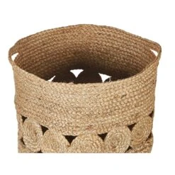 Beliani Mand ALANG - Natuurlijk Jute -Beste Opslag Winkel c80988b0e95642f5b73d5de5ffba8dd2