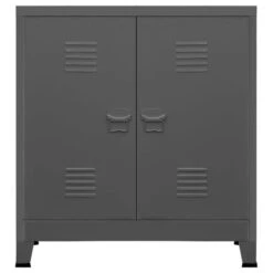 VidaXL Opbergkast Industrieel 90x40x100 Cm Staal Antracietkleurig -Beste Opslag Winkel d0a13abcb60940c1a680d053fd87add4