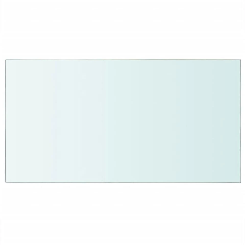 VidaXL Wandschap Transparant 40x25 Cm Glas 4 VidaXL Wandschap Transparant 40x25 Cm Glas - Afbeelding 2