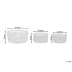 Beliani Mand RANWAL - Natuurlijk Jute -Beste Opslag Winkel d4a0cf9618af43ccb8d2c833e0deb5c0