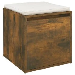 VidaXL Opbergbox Met Lade 40,5x40x40 Cm Bewerkt Hout Gerookt Eiken -Beste Opslag Winkel d6748d6ee95744cda86b482dd9a0bdbe