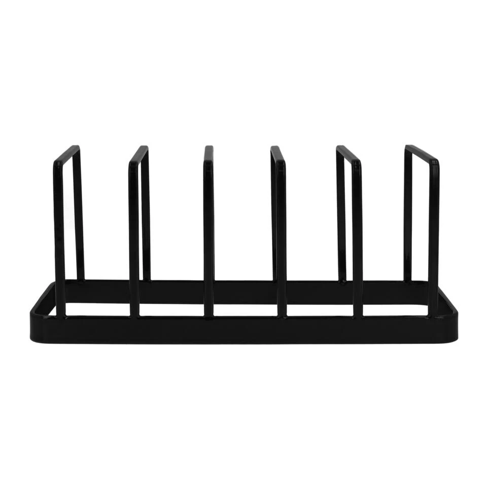 QUVIO Pannendekselhouder - Metaal - Zwart 5 QUVIO Pannendekselhouder - Metaal - Zwart - Afbeelding 3