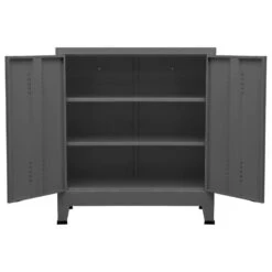 VidaXL Opbergkast Industrieel 90x40x100 Cm Staal Antracietkleurig -Beste Opslag Winkel dadeea5867fb47208ad95a8c7ead00fb