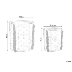 Beliani Mand KOTKAI - Wit Katoen 8 Beliani Mand KOTKAI - Wit Katoen -Beste Opslag Winkel dc87be601bfb41b7b3165479655a4600